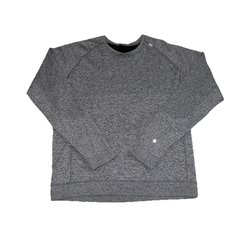 LULULEMON ENGINEERED WARMTH LONG SLEEVE CREW GREY SIZE XL